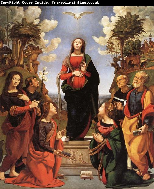 Piero di Cosimo The Immaculate Conception and Six.Saints